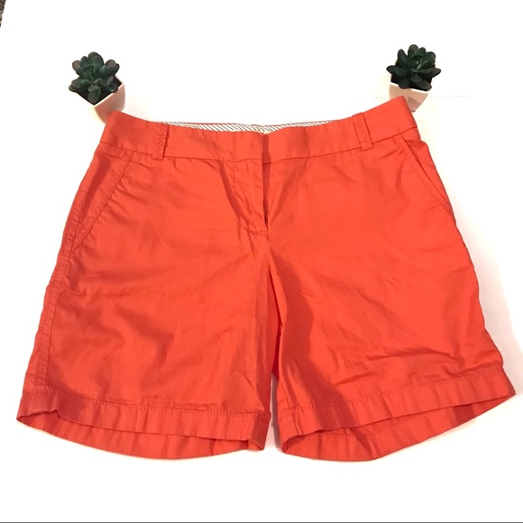 J. Crew Pants - J Crew coral Chino shorts